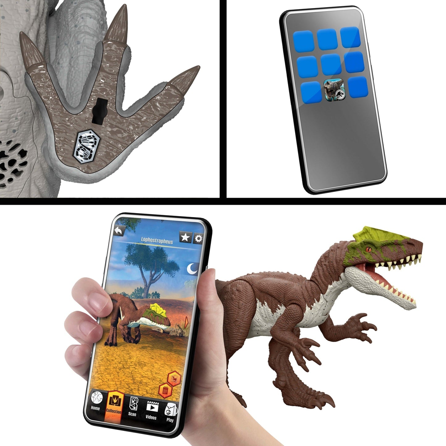 Jurassic World Dinosaurio de Juguete Rebirth Villano con Sonido