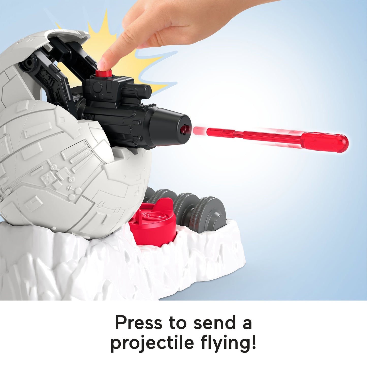 Imaginext Star Wars Rebel Base Cannon Toy With Luke Skywalker Diecast Character Key, 5 Pieces